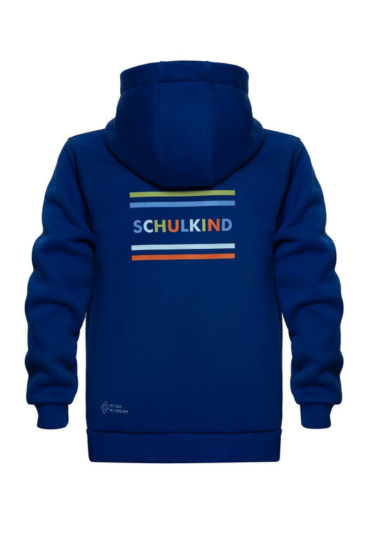 Schulkind Zipper Blau