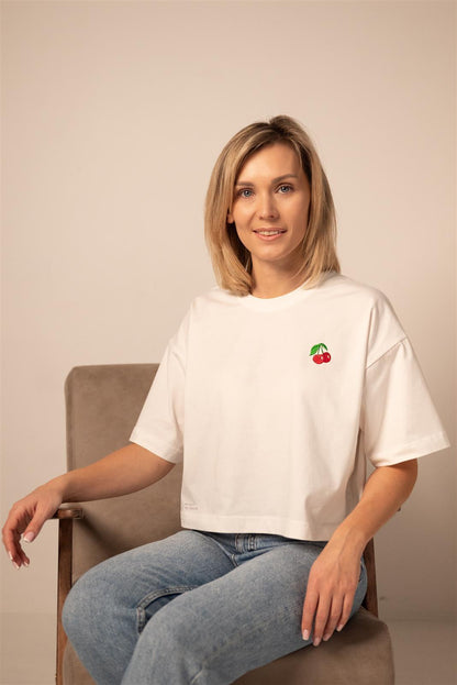 Cherry Crop TShirt