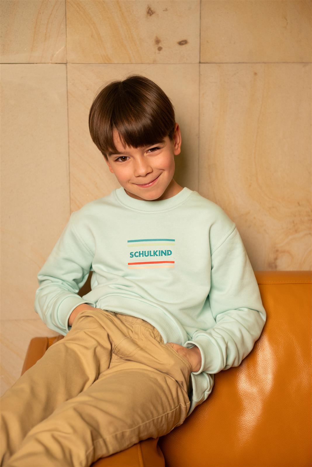 Schulkind Pullower Mint