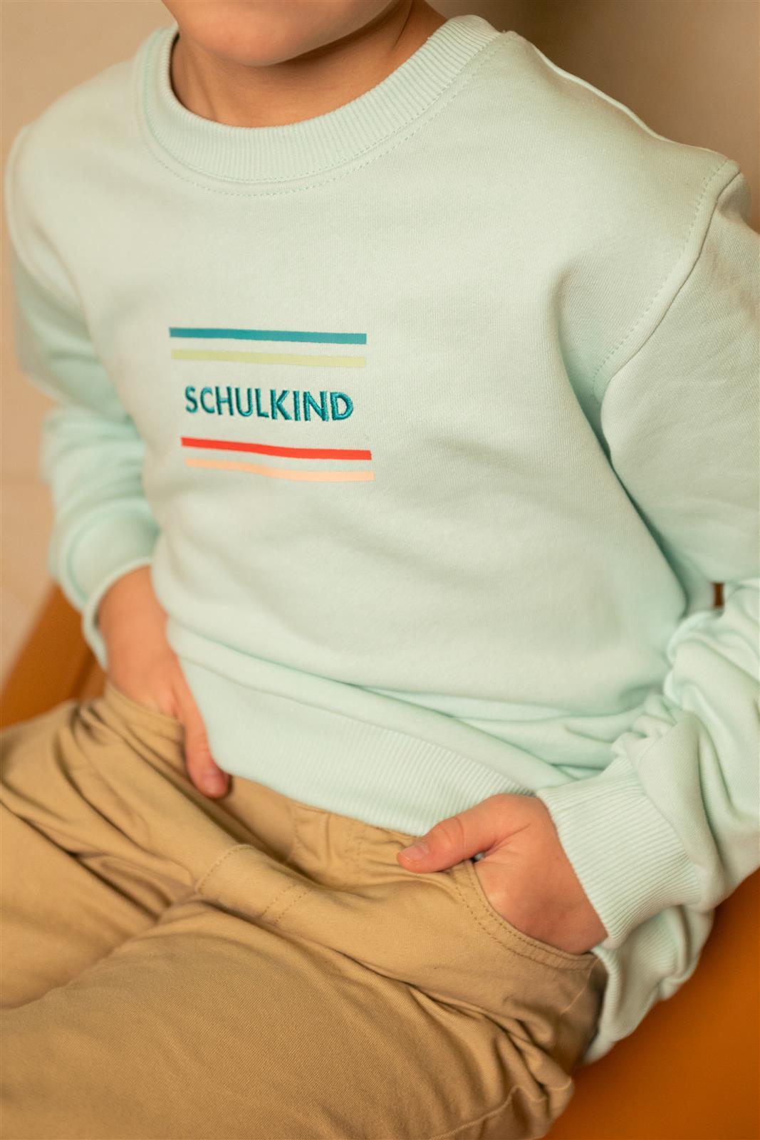 Schulkind Pullower Mint