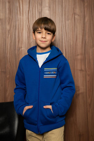 Schulkind Zipper Blau