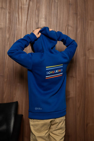 Schulkind Zipper Blau