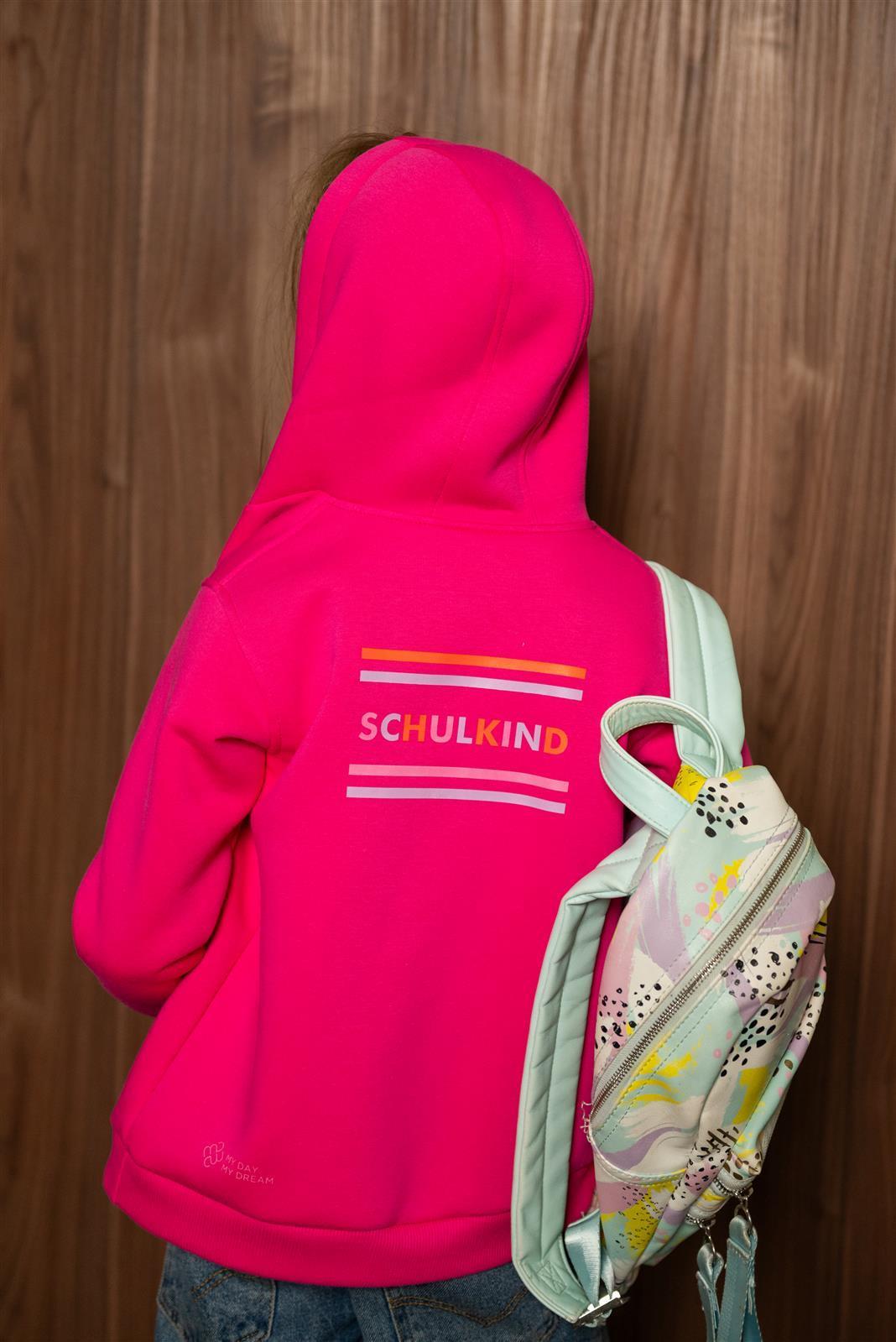 Schulkind Zipper Rosa