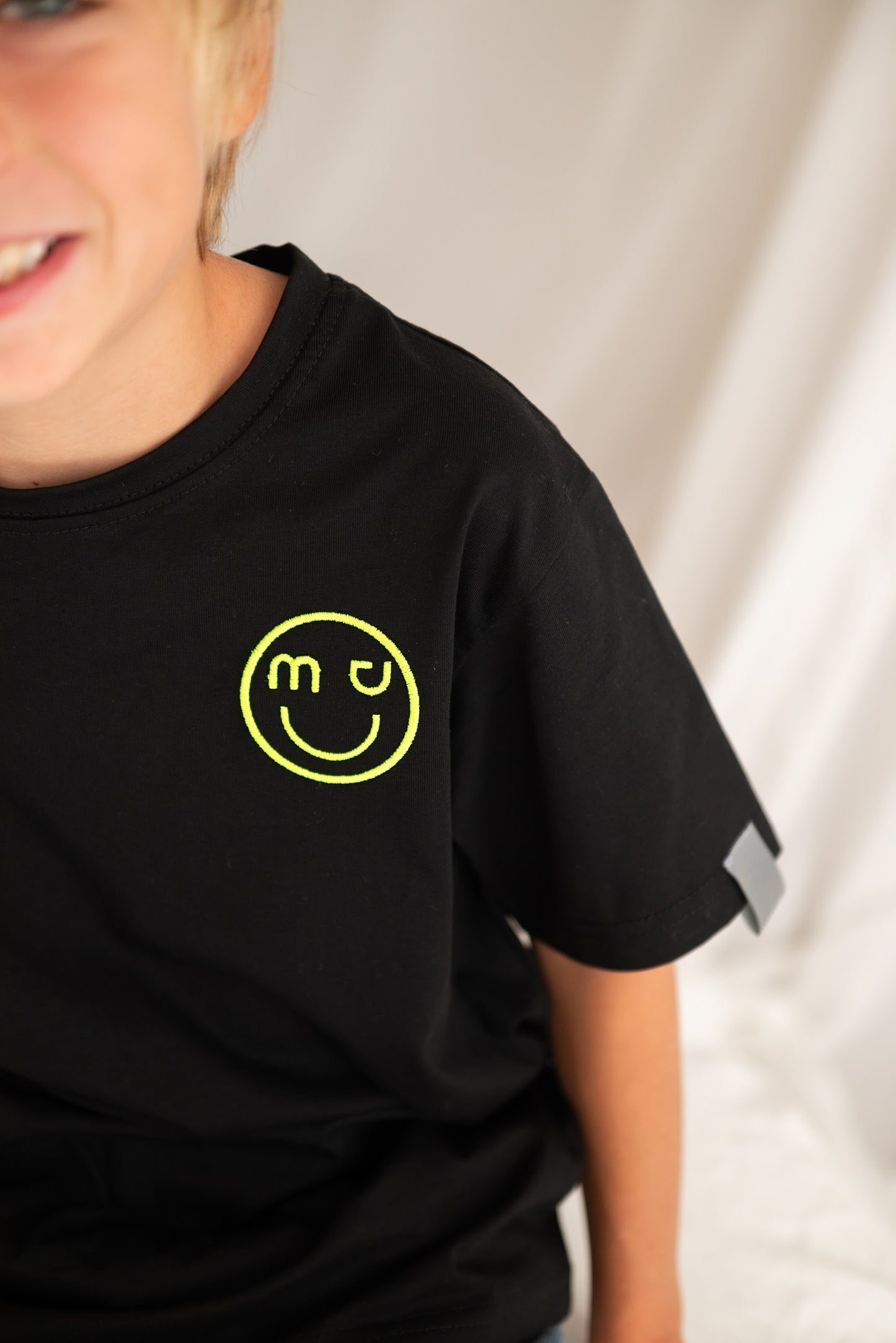 Smiley Black Tshirt