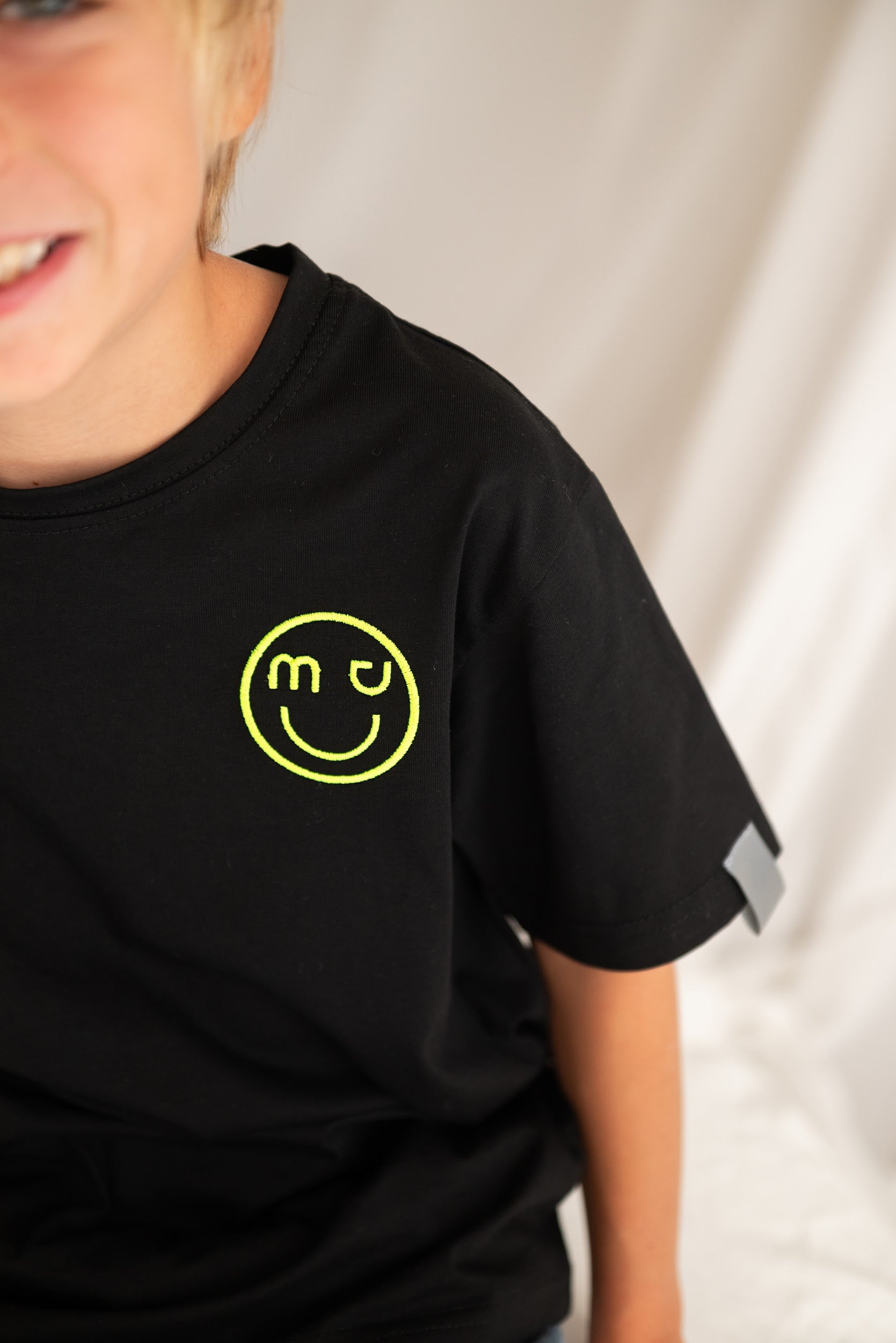 Smiley Black Tshirt