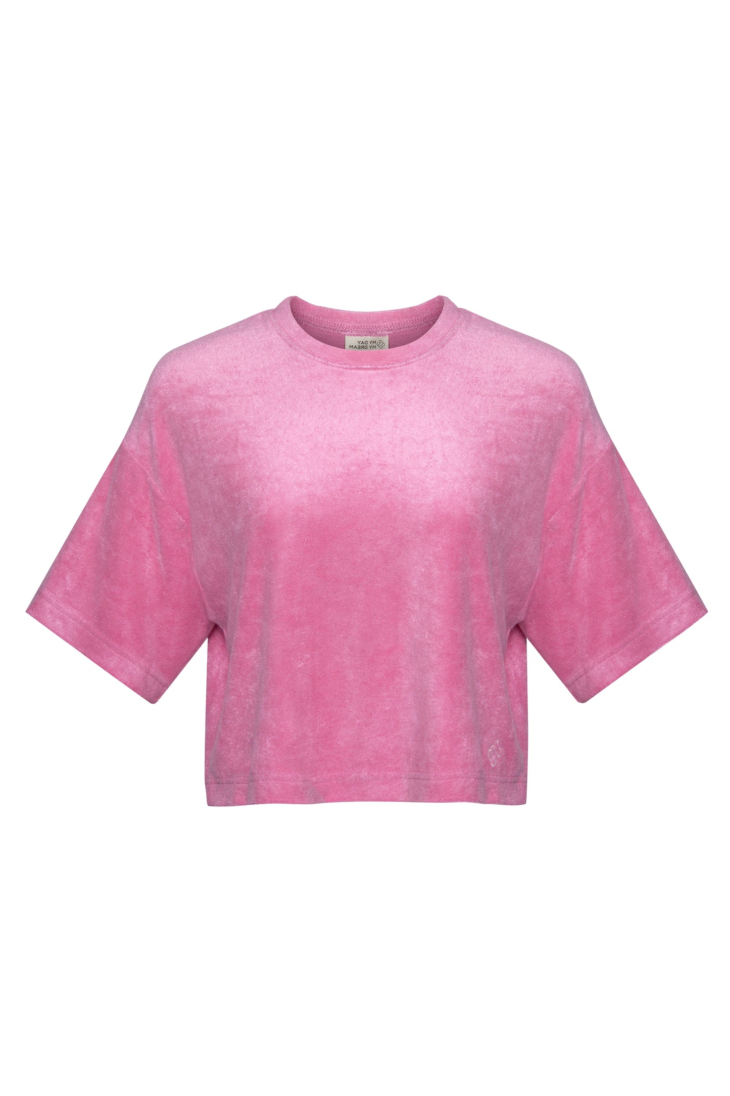 Rosa Frottee Crop TShirt