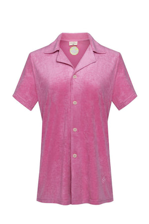 Rosa Frottee Hemd