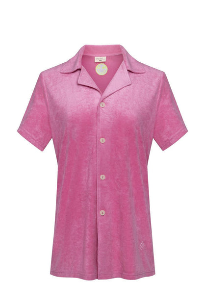 Rosa Frottee Hemd