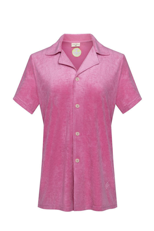 Rosa Frottee Hemd