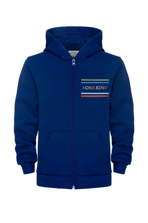 Schulkind Zipper Blau