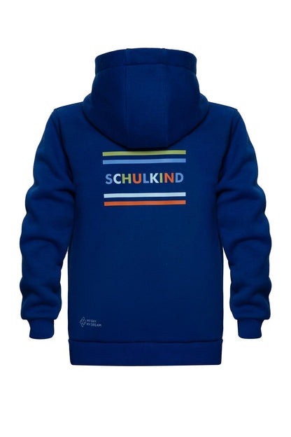 Schulkind Zipper Blau