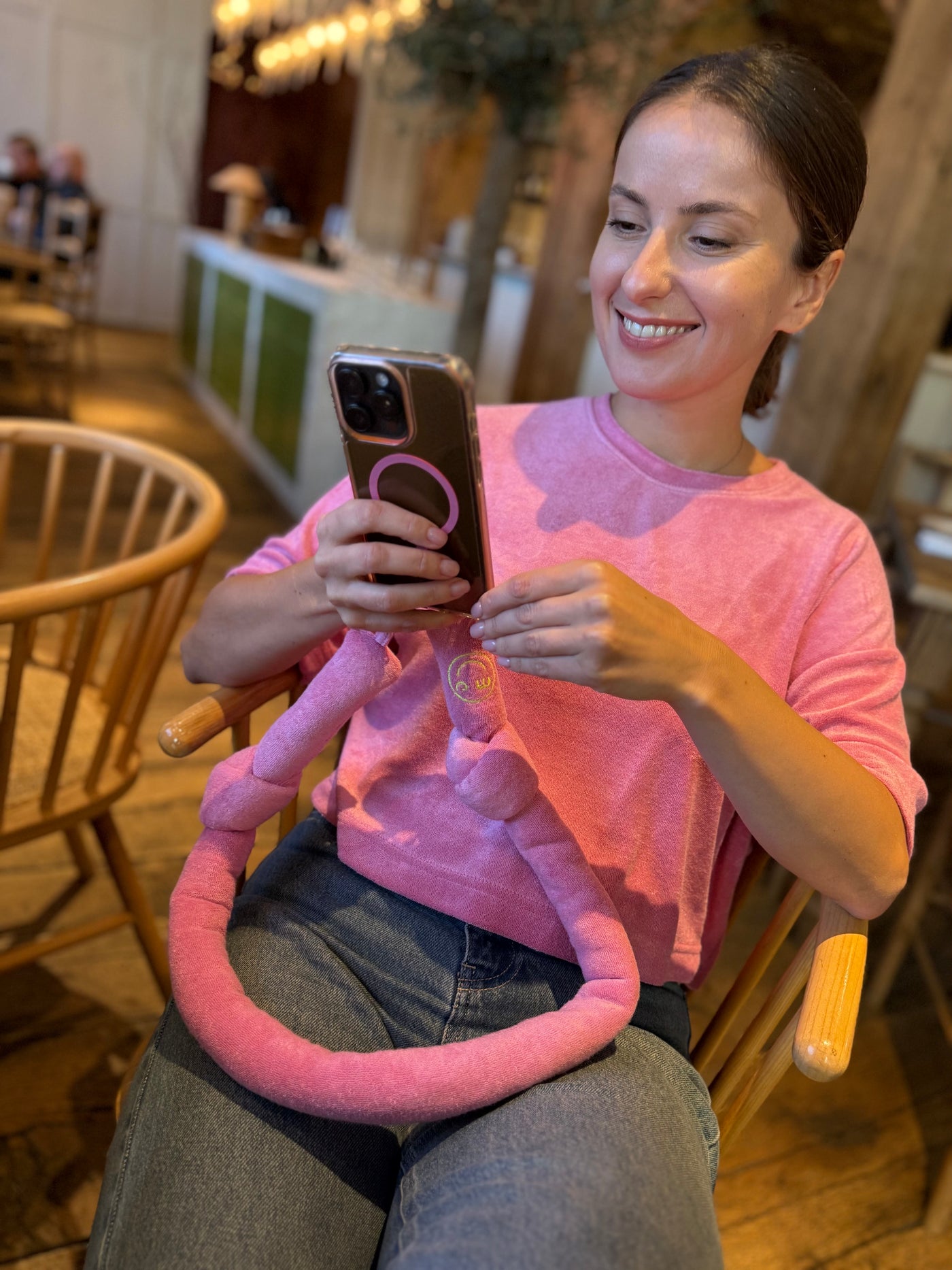 Frottee Handy Kette