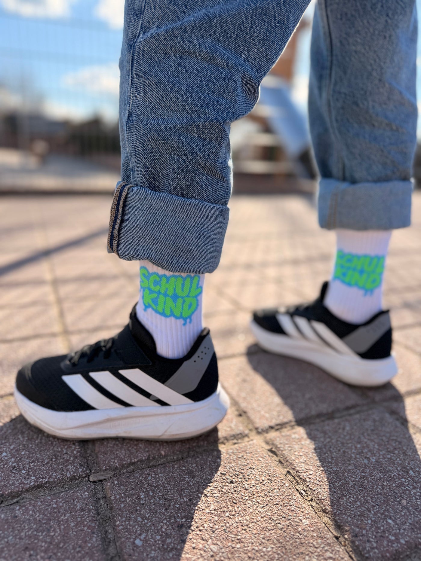 Schulkind Graffiti Green