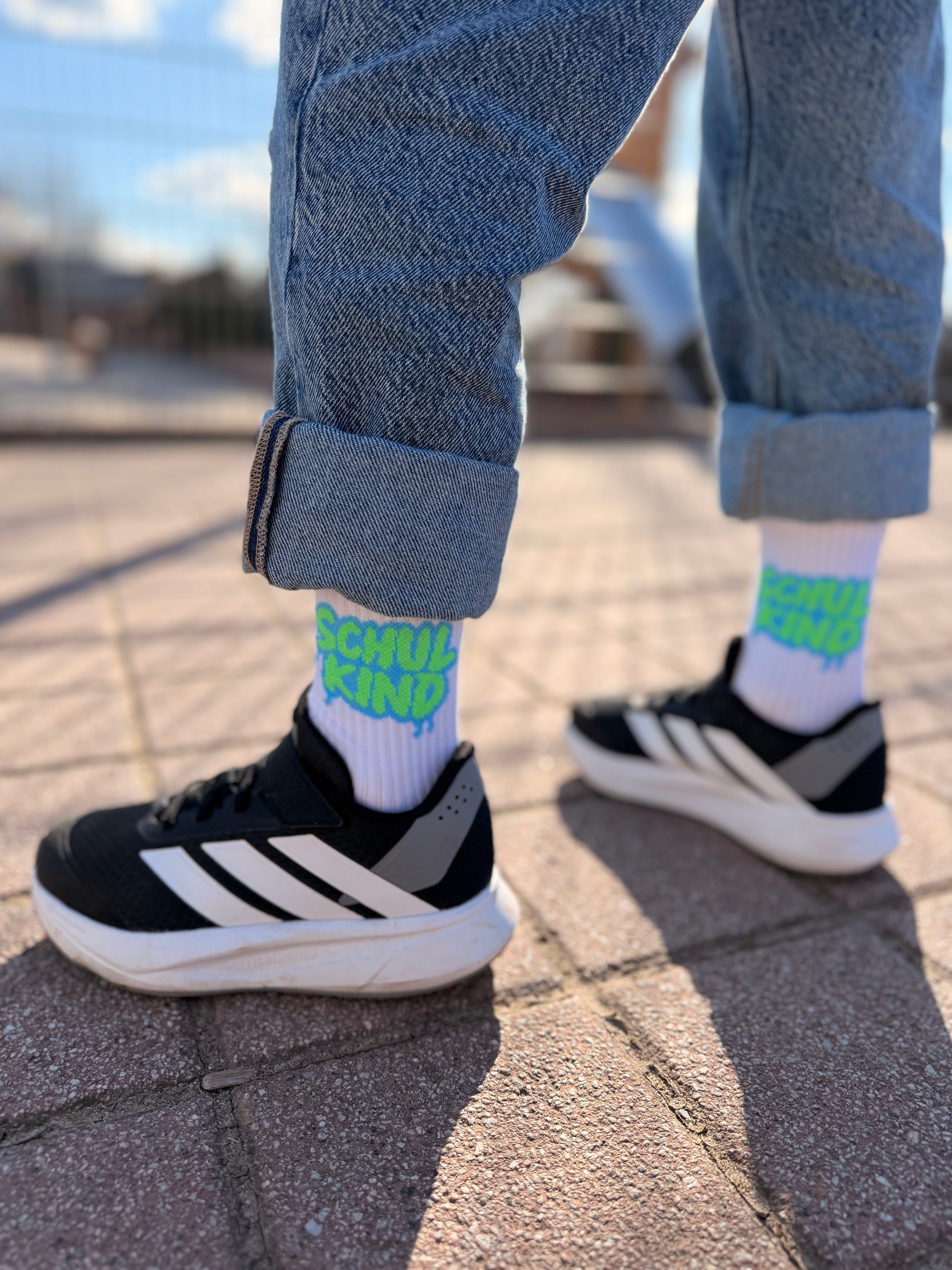 Schulkind Graffiti Green