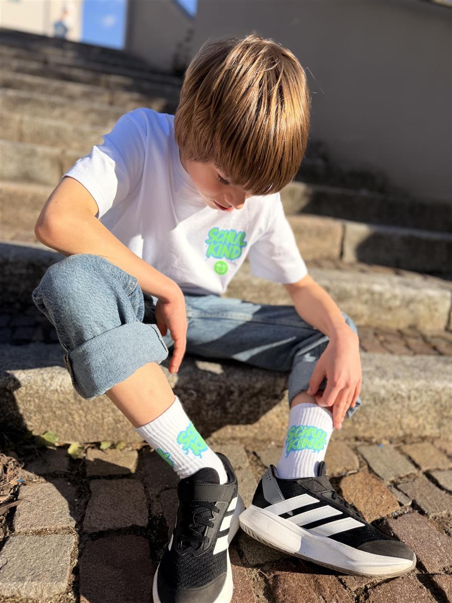 Schulkind Graffiti Green