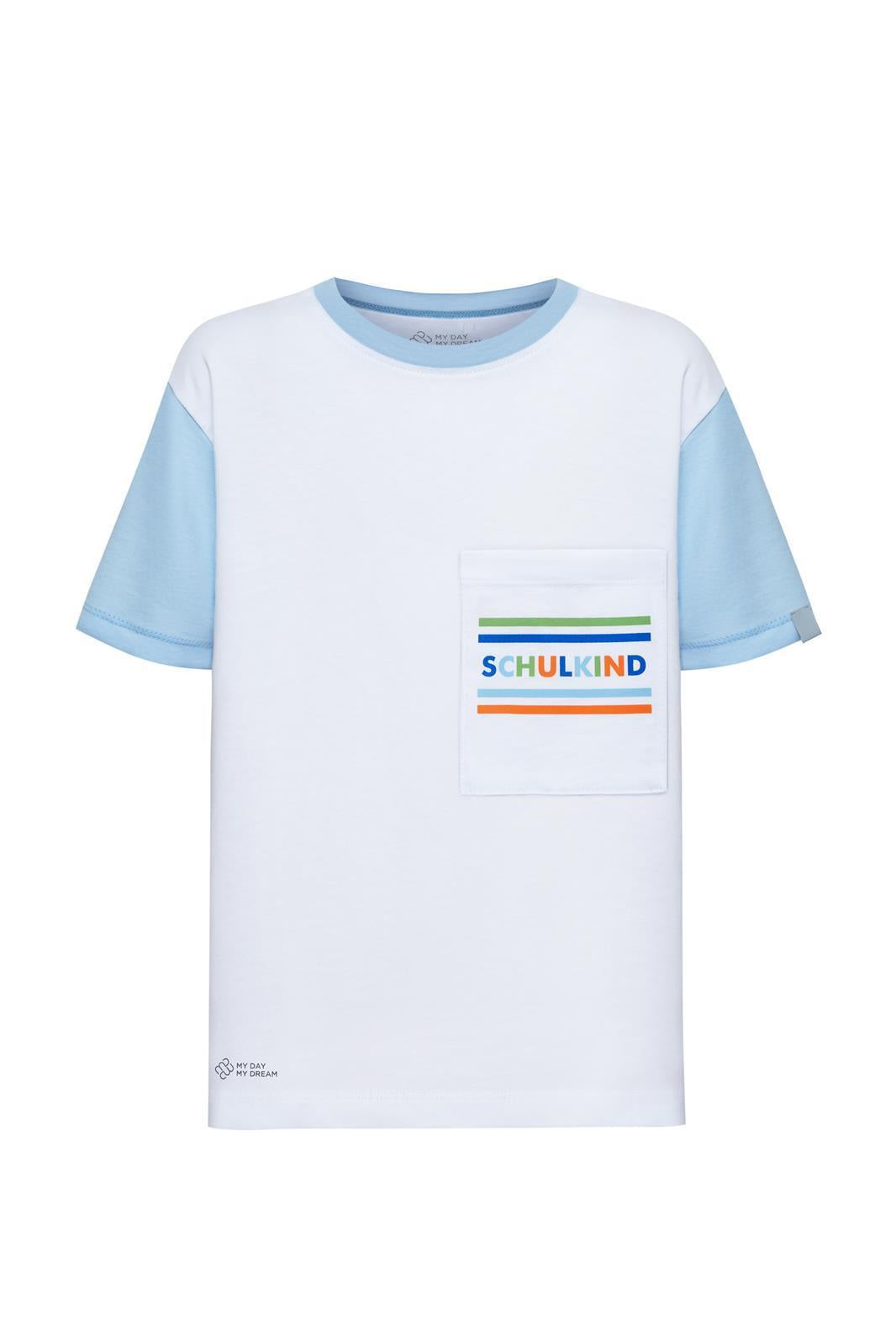 Schulkind hell blau T-Shirts