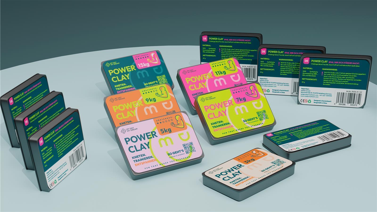 Power Clay Set (12 pcs.) – MDMD GmbH