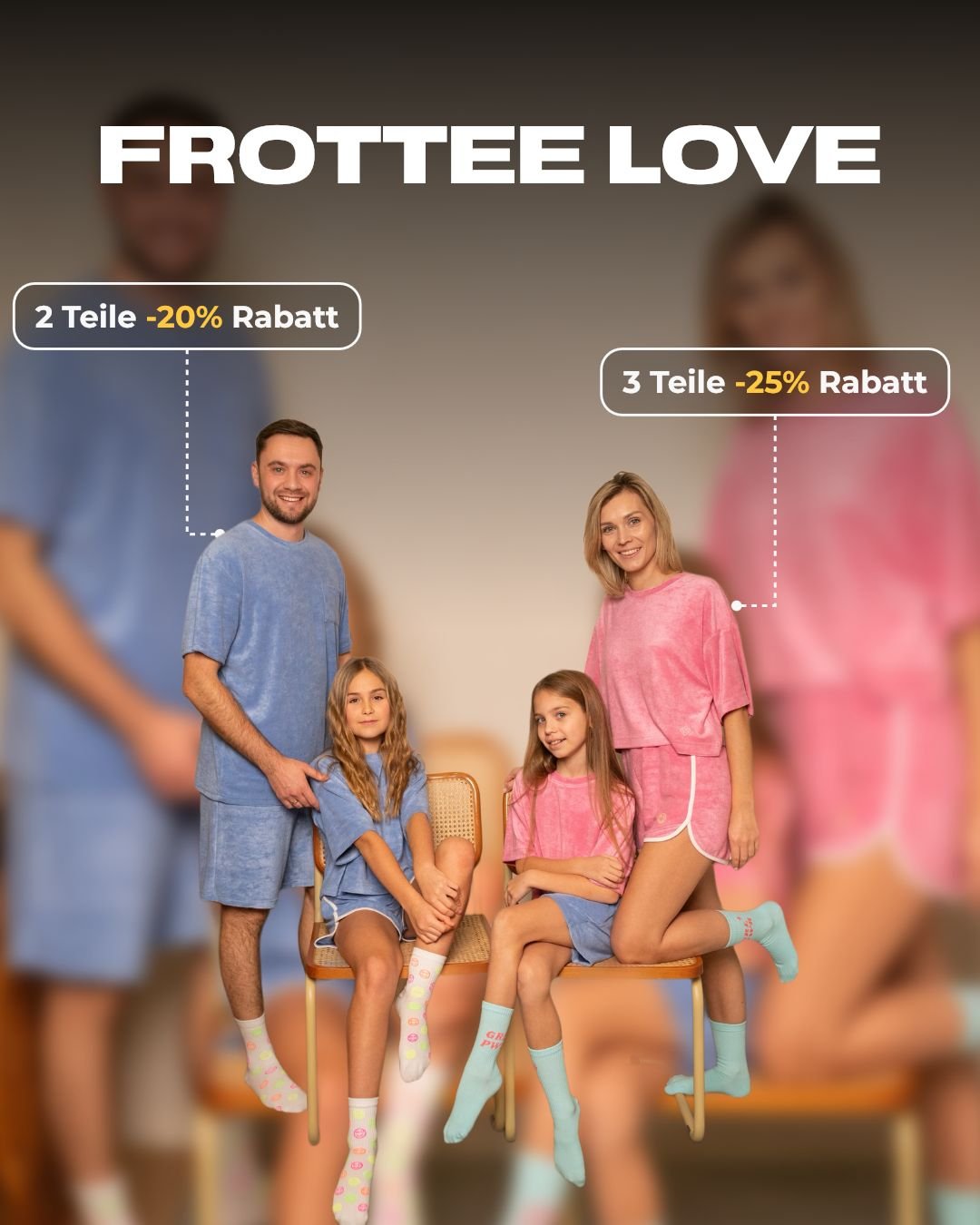 Frottee Love Family Set